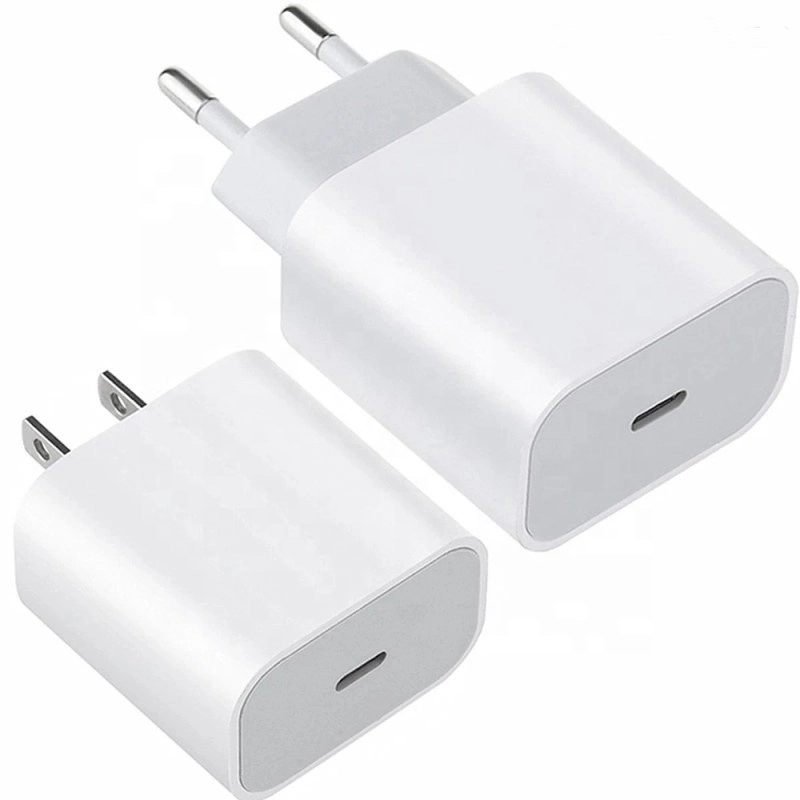 Us/ EU Plug Pd 20W Fast Charging Power Wall Charger USB C 20W Power Adapter for Apple I14 13 12 with Retail Packaging