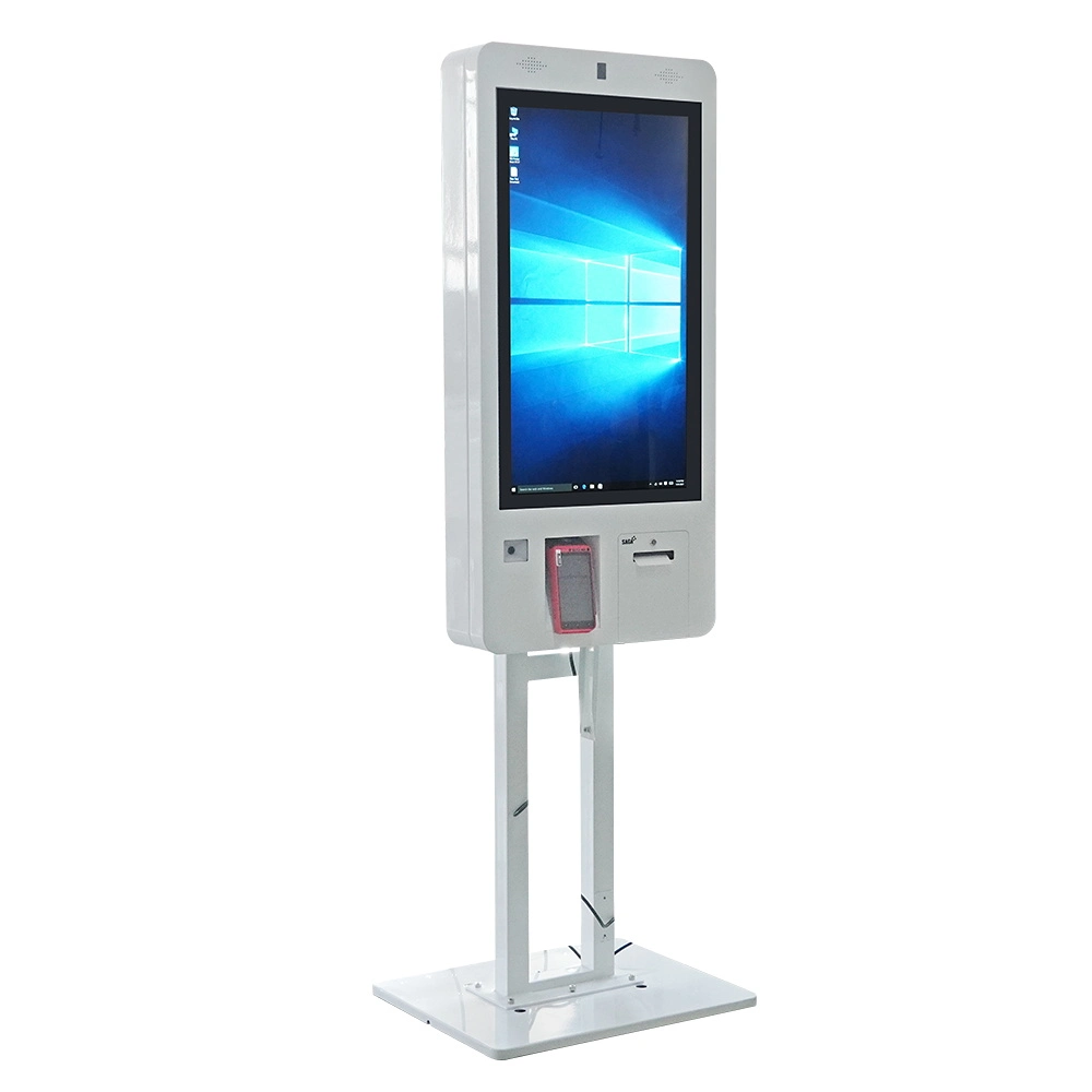 32 Inch Payment Terminal Kiosk Self Checkout Dual Screen Self Service Payment Terminal Kiosk