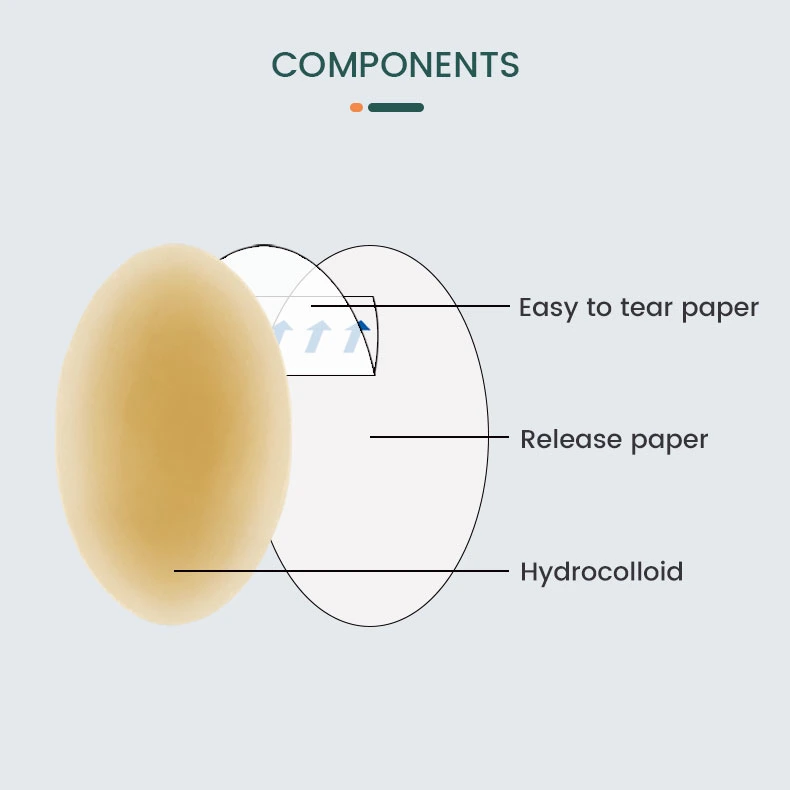 Hydrocolloid Wound Dressing International Trade Sterile Dressing for Wound Care Remove Scar