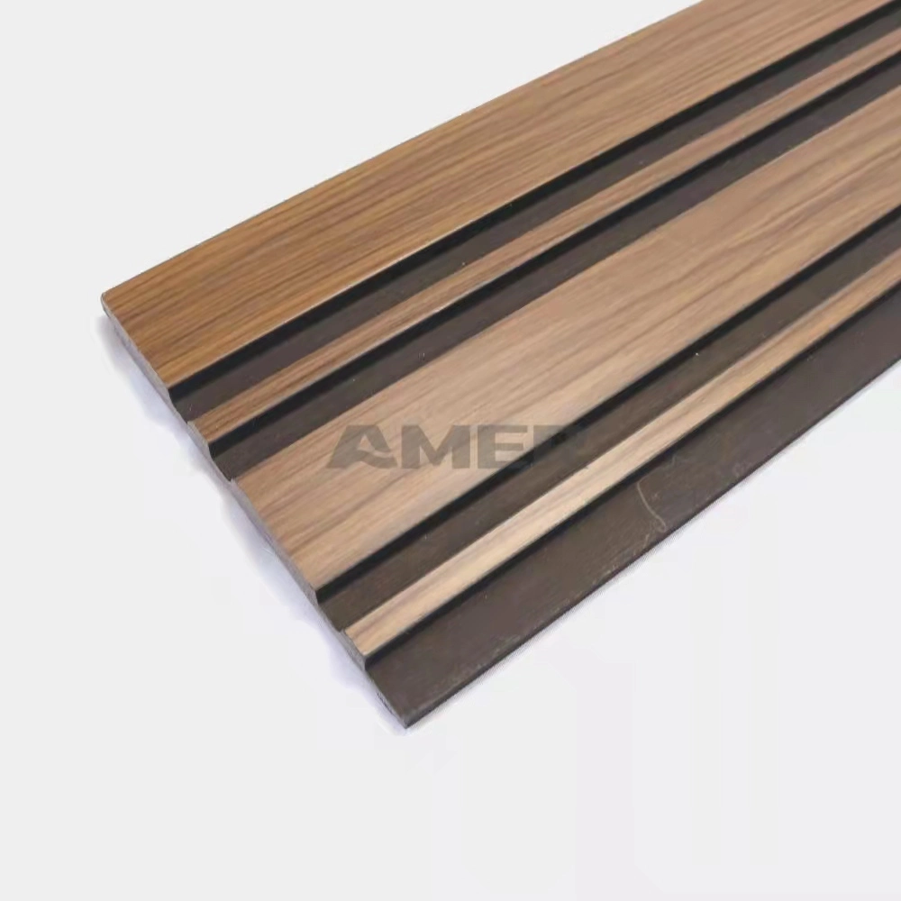 Multi Color Wood Grain PS Wall Panel Interior Decor Rongke