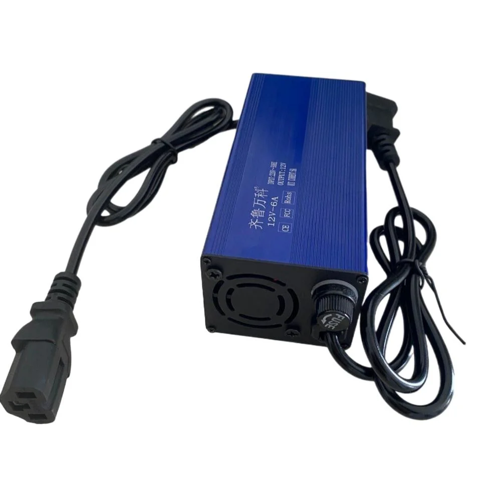 Factory Price 60V 12A Lithium Ion LiFePO4 Battery Charger for E-Forklift Golf Cart Energy Storage