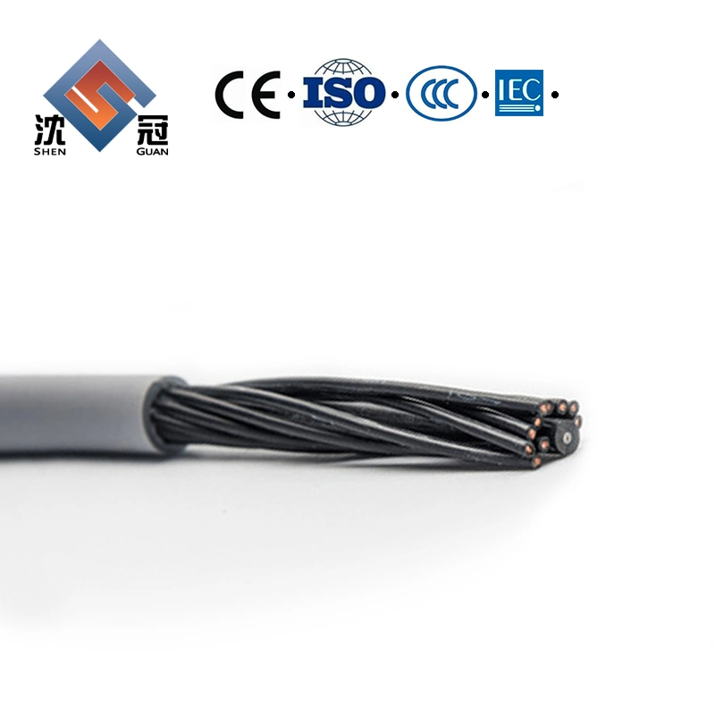 Shenguan Resistance Adjustment Tension Control Knox Cable Wire Electric Cable 33kv PVC/XLPE/PE Insulated PVC Sheath Marine Cable Control Cable