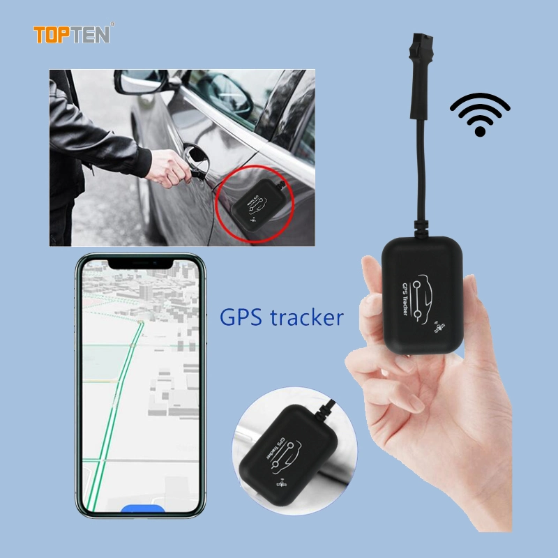 Manufacturer 2g Waterproof Motorcycle GPS Tracker, GPS Car Alarm Support Bluetooth Remote Controller (TN)