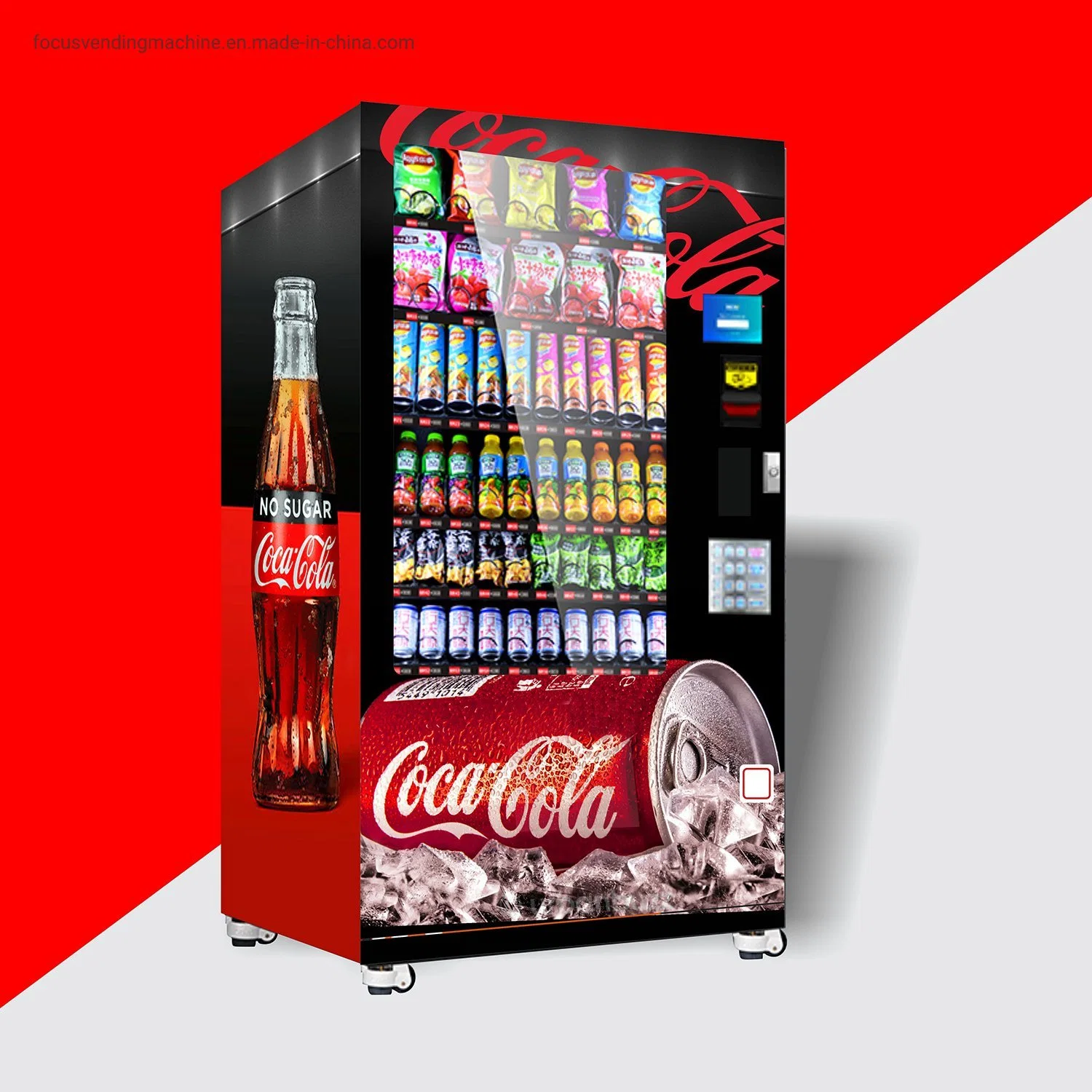 Snack Vending Machine and Cold Drinks Vending Machine Pay by Credit Card