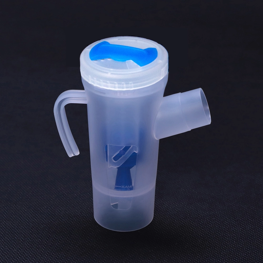 Nebulizador estéril Nebulizador Câmara Cup aprovado pela fábrica de qualidade elevada Kit ajuste duplo Kit Nebulizador Nebulizador Cup com tubo de oxigênio com marcação CE/ISO
