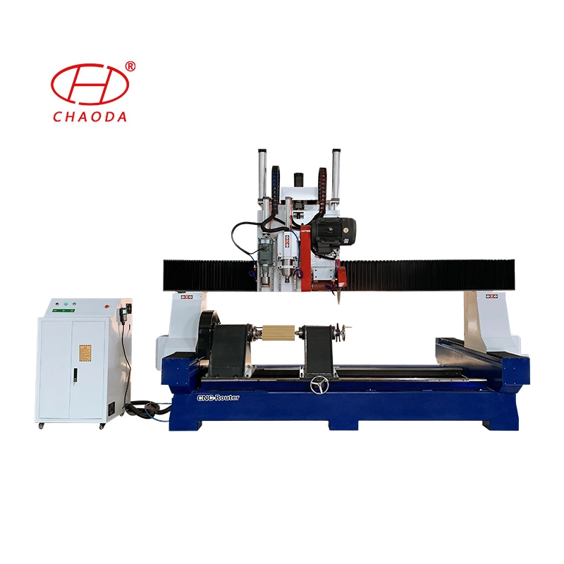 CNC Marble Cutting Engraving Machine for Roman Column Corbel Pilaster