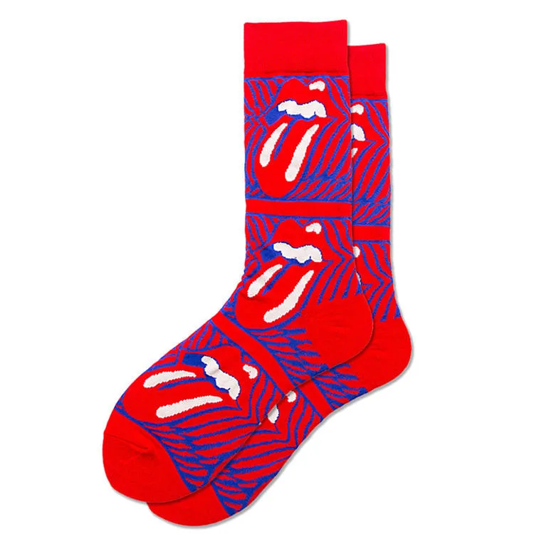 Xianghui Wholesale/Supplier Custom Women Fashion Colorful Jacquard Tube Cotton Crew Happy Socks