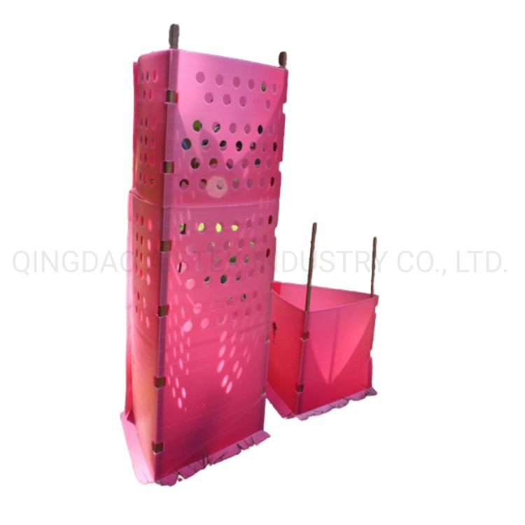 Corrugated Plastic Tree Guards PP Tree Protectors Grape Tree Shelters