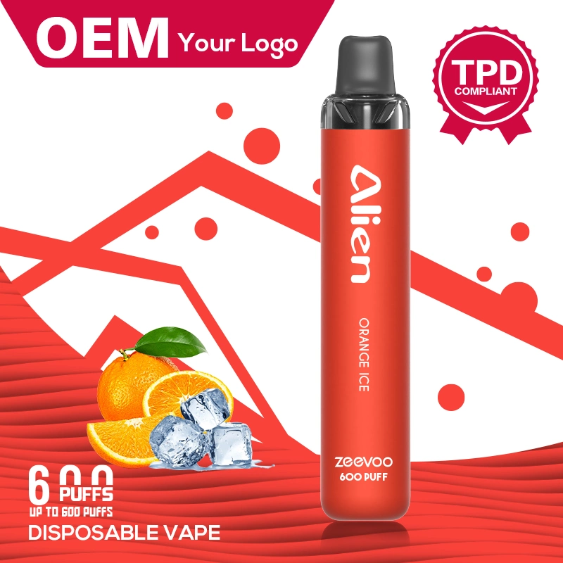 Precio de fábrica OEM 600 Puff Pod VAPE Bar vaporizador de cigarrillos