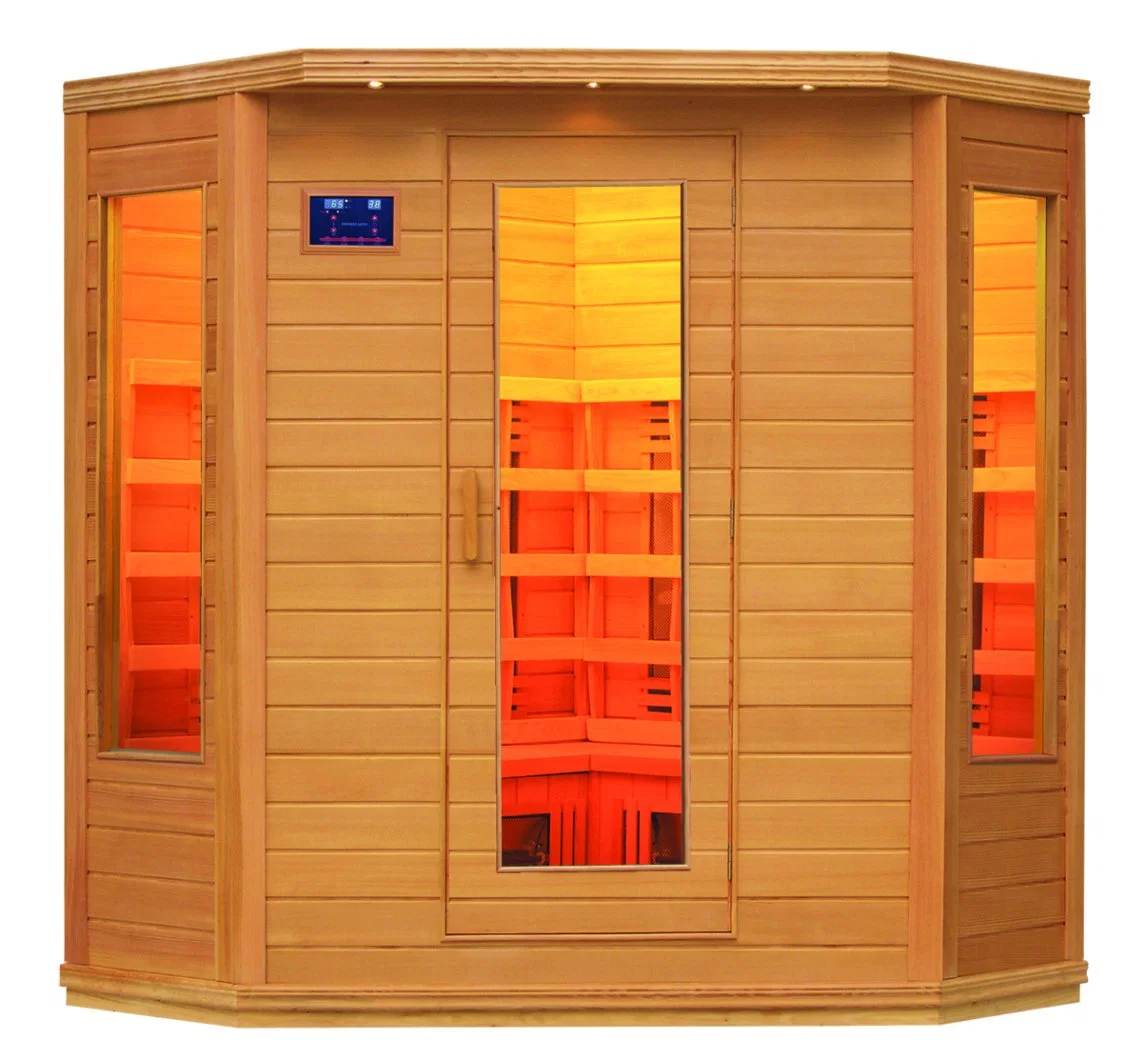 Luxury Solid Wood Room Dry Steam Sauna Room Infrared Sauna