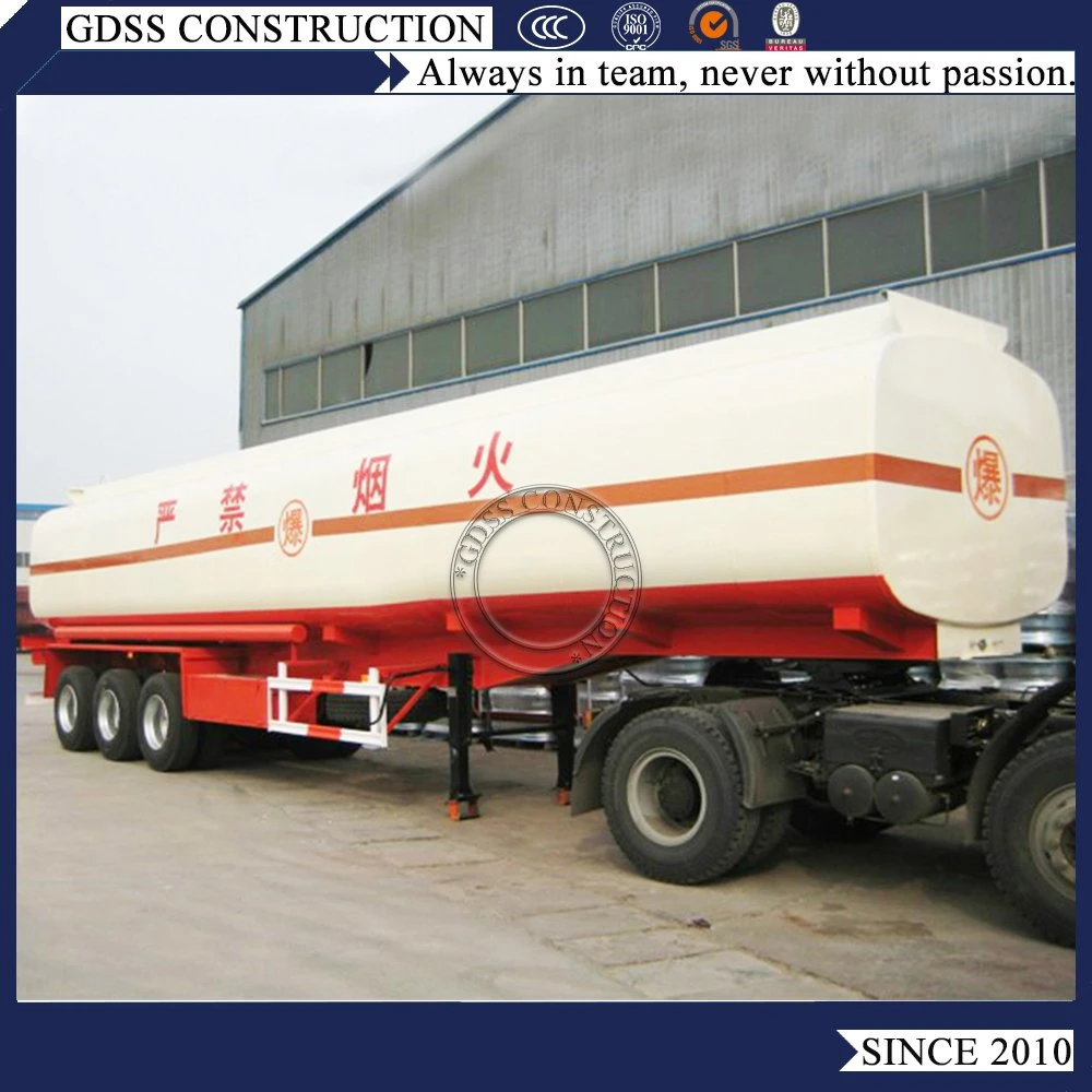 Zwei oder drei Achsen 45000 Liter Aluminium Tanker Semi Trailer