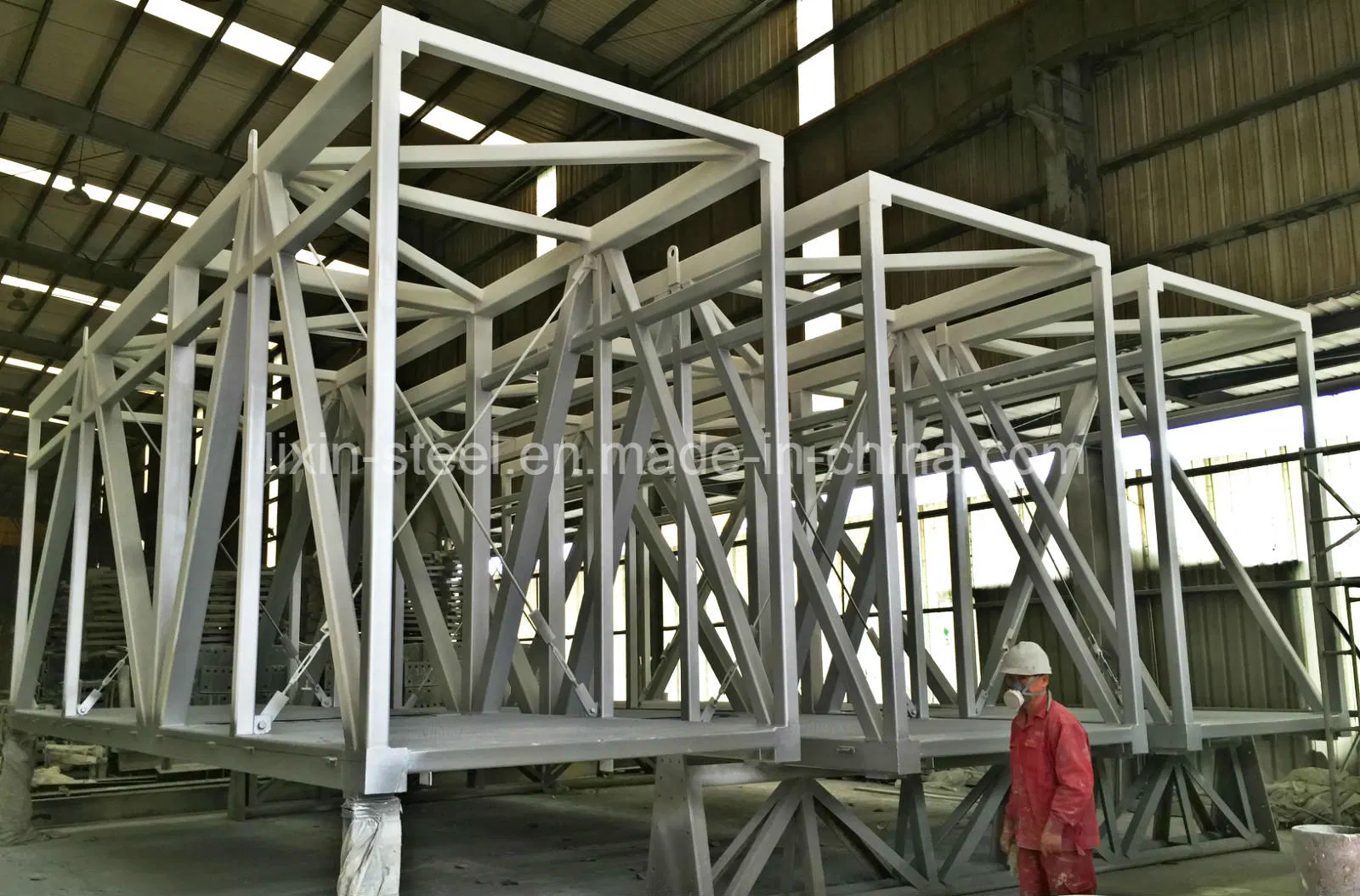 Modular Building Steel Structure Air Bridge with Square Tube Steel Frame