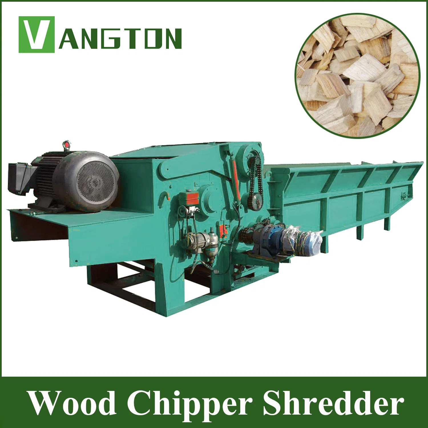 Packing Box/ Waste Pallet Wood Chipper Crusher Wood Crusher