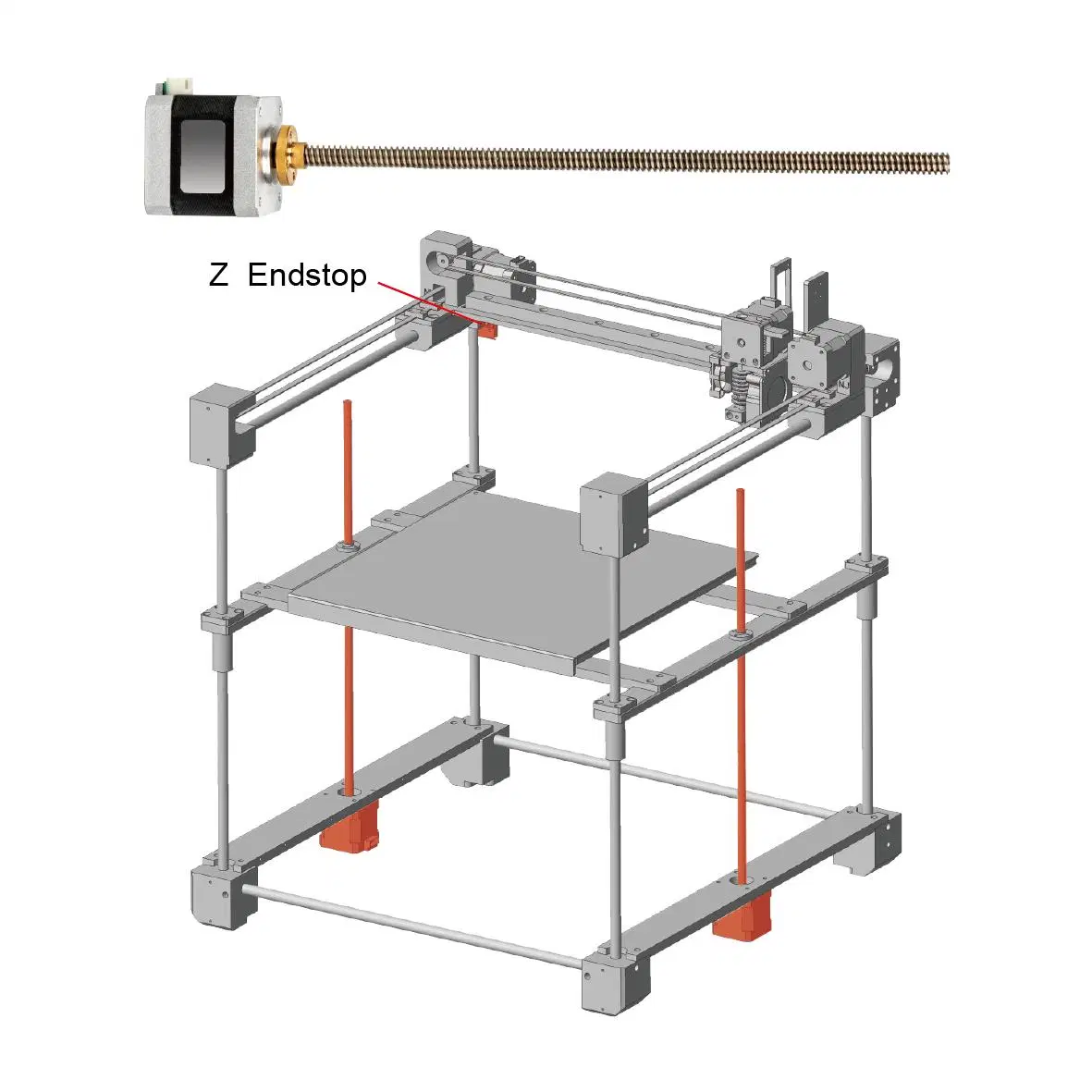 Hot Sales Industry Large Build Volume High Precision Fdm 3D Printer of Tmc 2209 to Print with 1.75mm 3D Filament of PLA, ABS, PETG, Nylon, Carbon Fiber