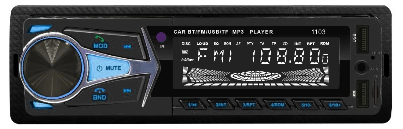 1103 Panel fijo Popular radio del coche coche reproductor de MP3