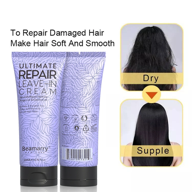 OEM/ODM Factory Price Salon Treatment Cream Private Label Natural Moisture Smoothing for Hair