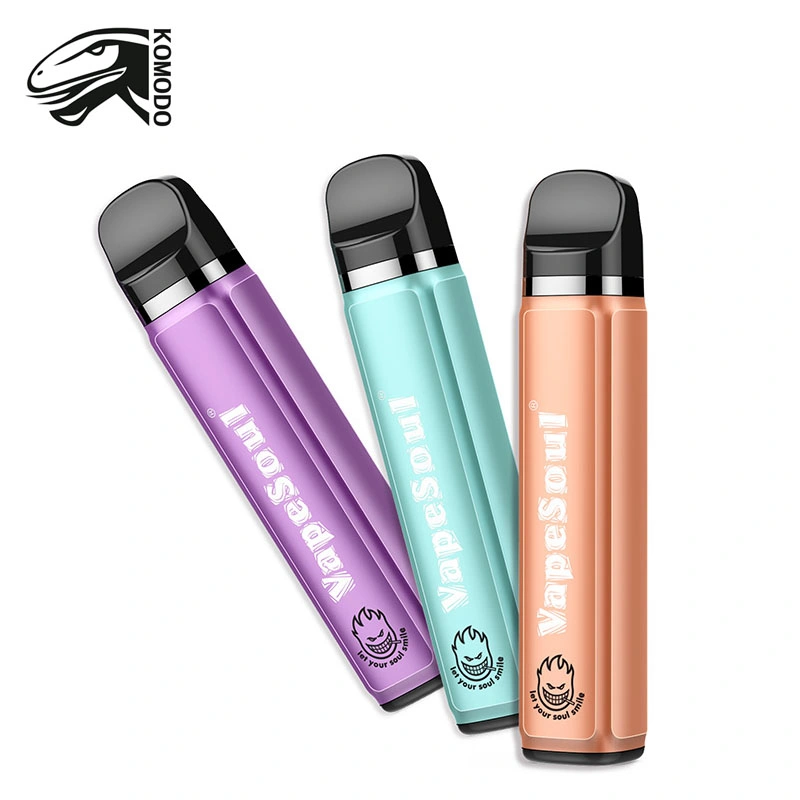 Original Vapesoul Soul Smile II Tragbarer Vaporizer 5ml 1500 Einmal-Vape Pen Mit Puffs