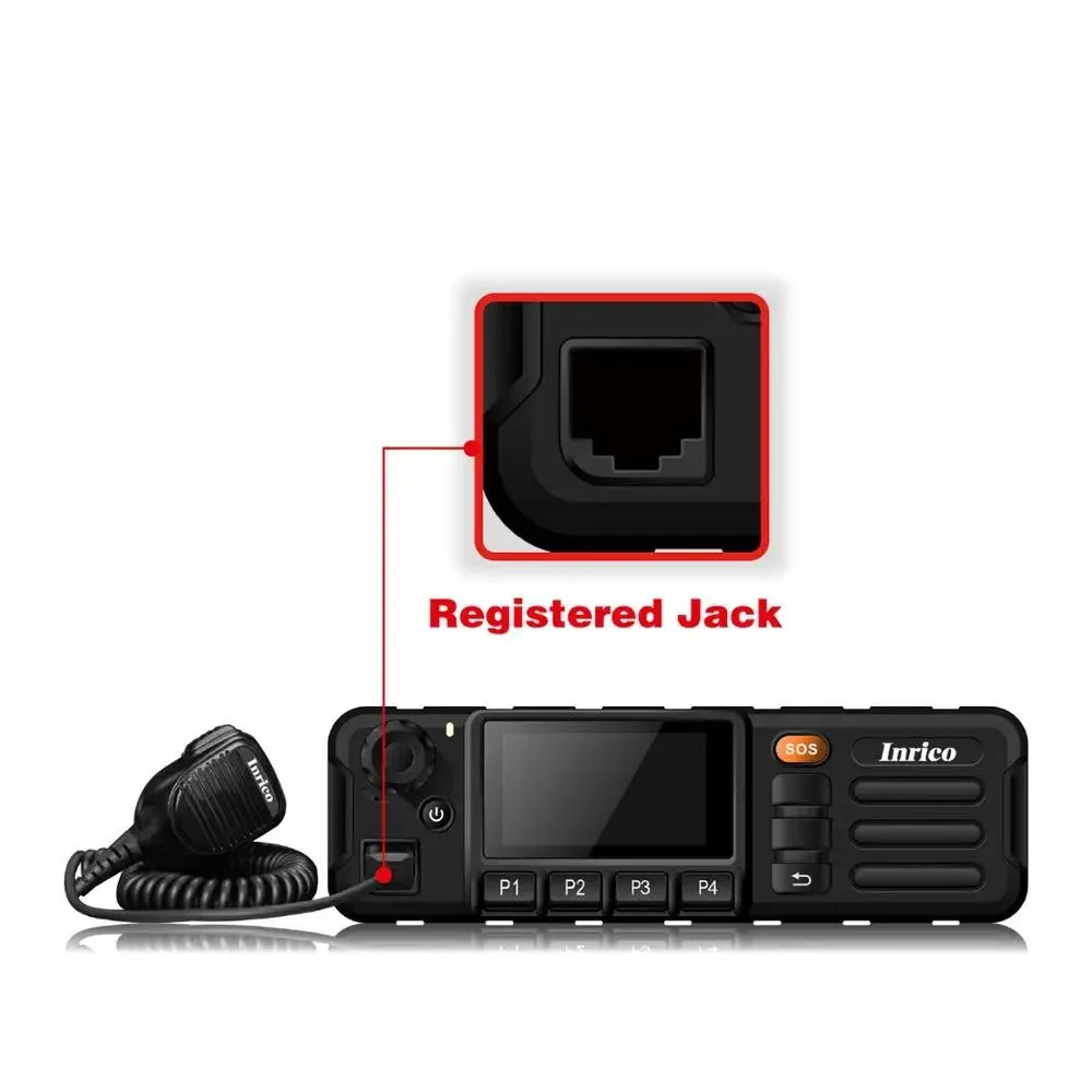 4G Android Network Transceiver GPS Walkie Talkie Sos Radio POC Mobile Radio Jmtech TM-7 Android Auto LKW-Radio