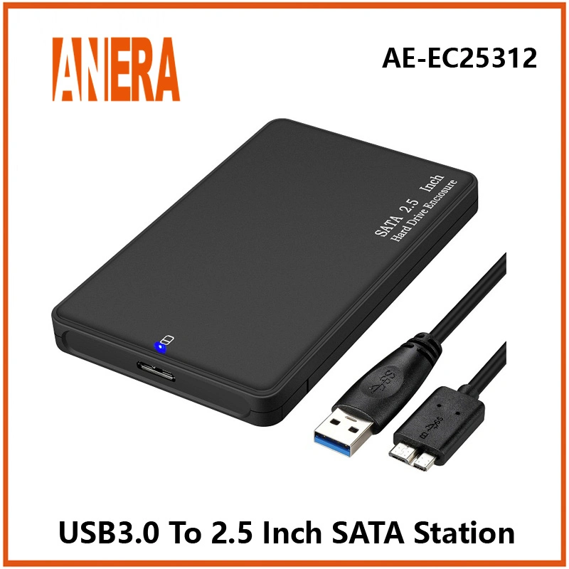 Anera USB 3.0 to SATA HDD Enclosure for 2.5 Inch SATA HDD SSD