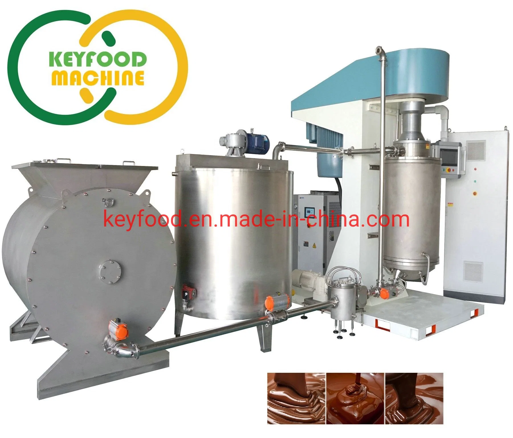 Chocolate Processing Machine Chocolate Ball Mill Grinding System