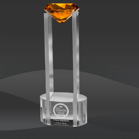 Amber Sky Diamond Crystal Award (JC-1231Y)