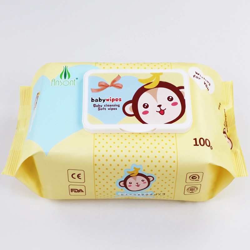 Customized Logo and Specification Soft and Gentle Biodegradable Baby Wet Wipe