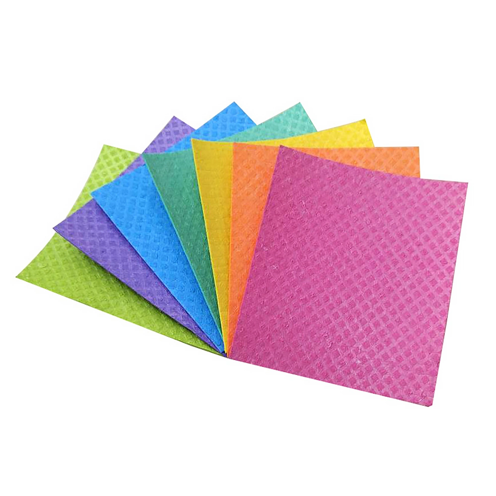 Chiffon pour lave-vaisselle personnalisée coloré pour le nettoyage