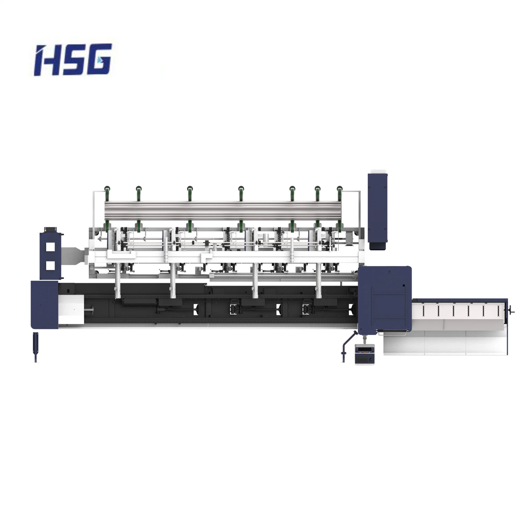 Hsg mandrins numérique tube laser Machine de découpe laser Raycus 1500-4000W IPG/source d'alimentation