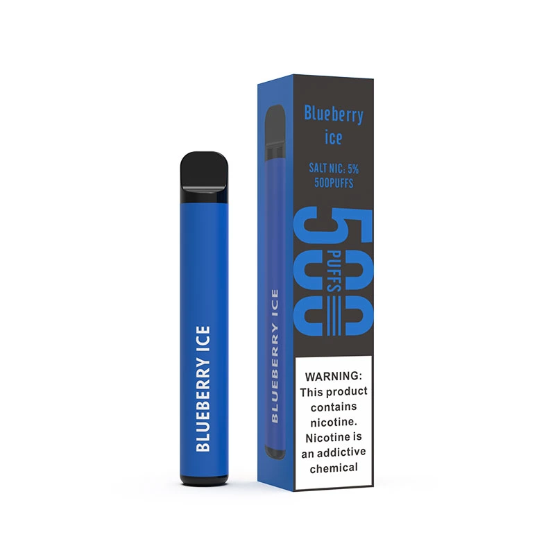 Venta completa portátil VAPE Pen Blueberry Ice Flavor desechable VAPE