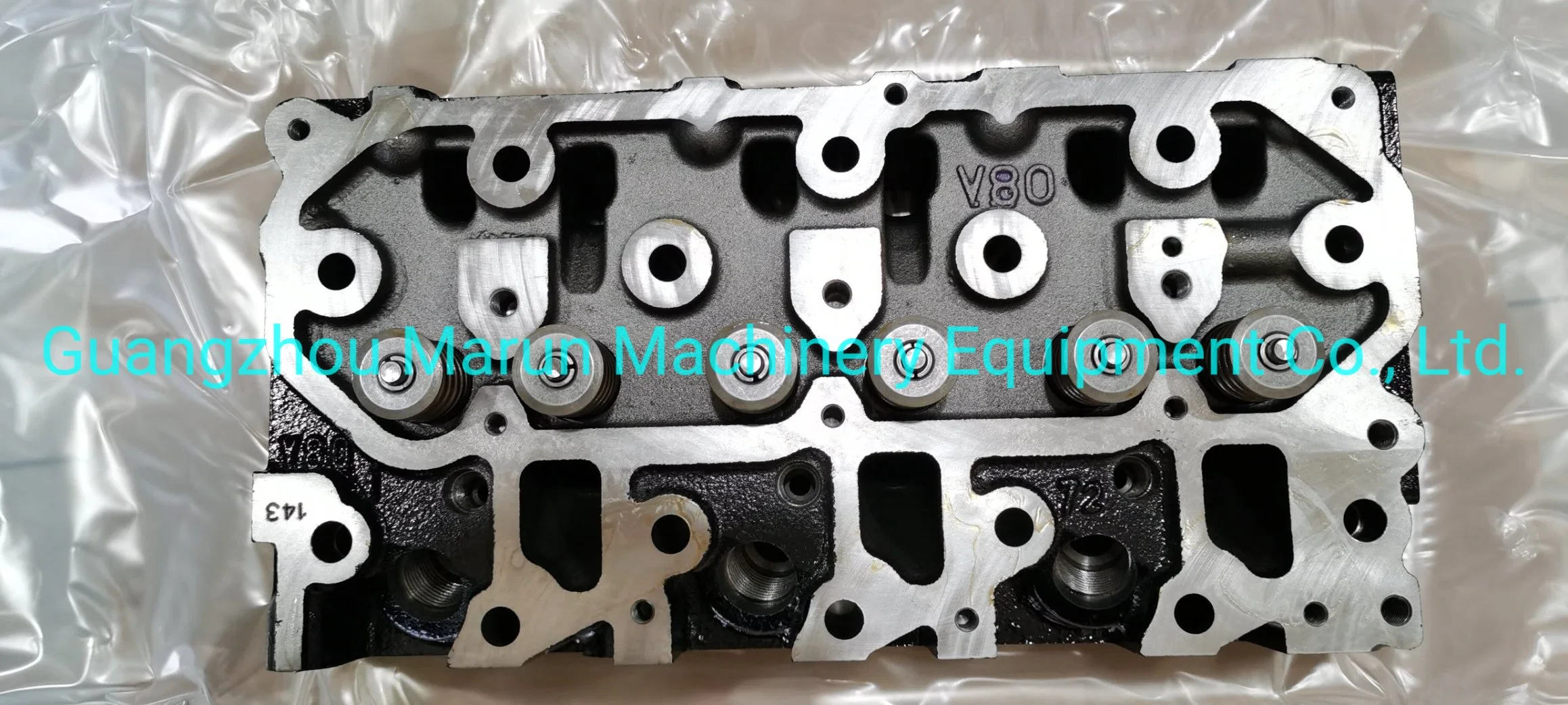 Diesel Spare Parts for Yanmar 3tnv76 3tnv80 Engine Cylinder Head 119717-11740