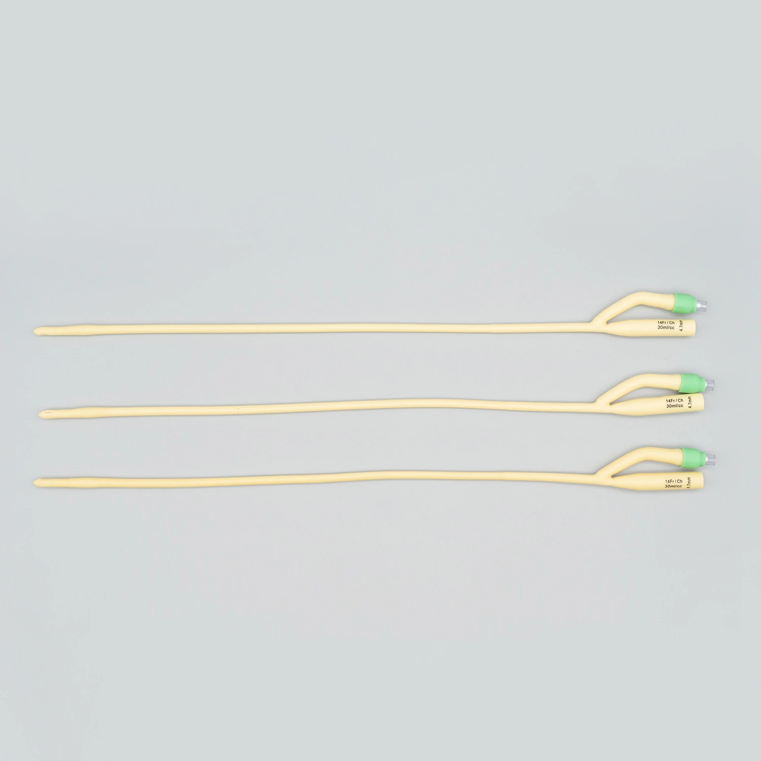 F6, 8, 10, 12, 14, 16, 18, 20, 22, 24, 26 Medical Supply 2-Ways Latex Foley Catheter