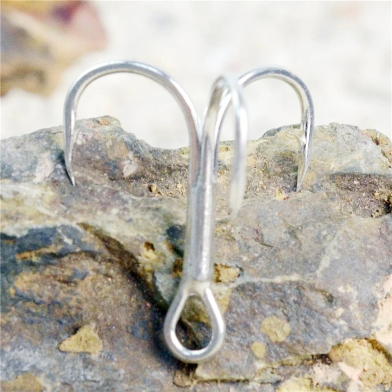 Olecranon Blood Groove Round Bent Three Anchor Treble Hook