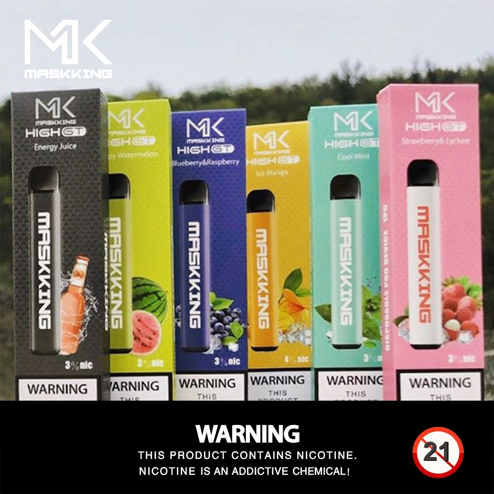 Maskking 2ml 500 inhalaciones pluma desechable portátil Vape Cigarrillo electrónico