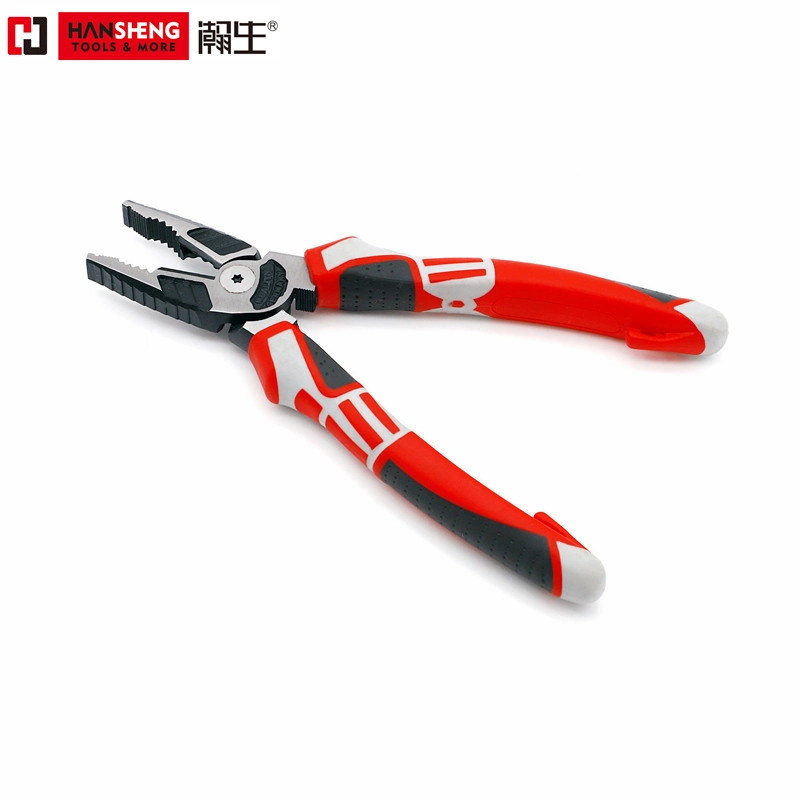 6"7"8", Labor-Saving Combination Pliers, TPR Handles, CRV,