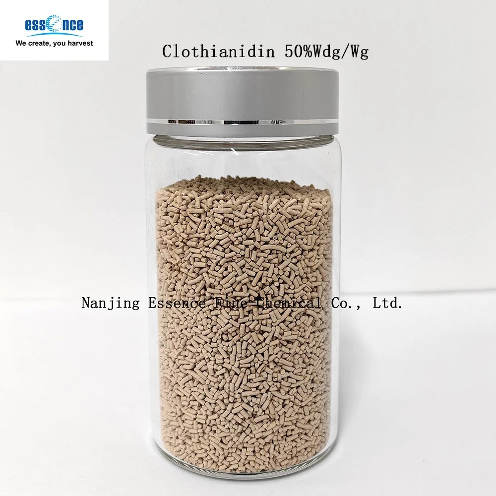 المواد الكيميائية الزراعية مبيدات الآفات الزراعية للمبيدات الحشرية كلوثيانيدين 50%Wdg/WG