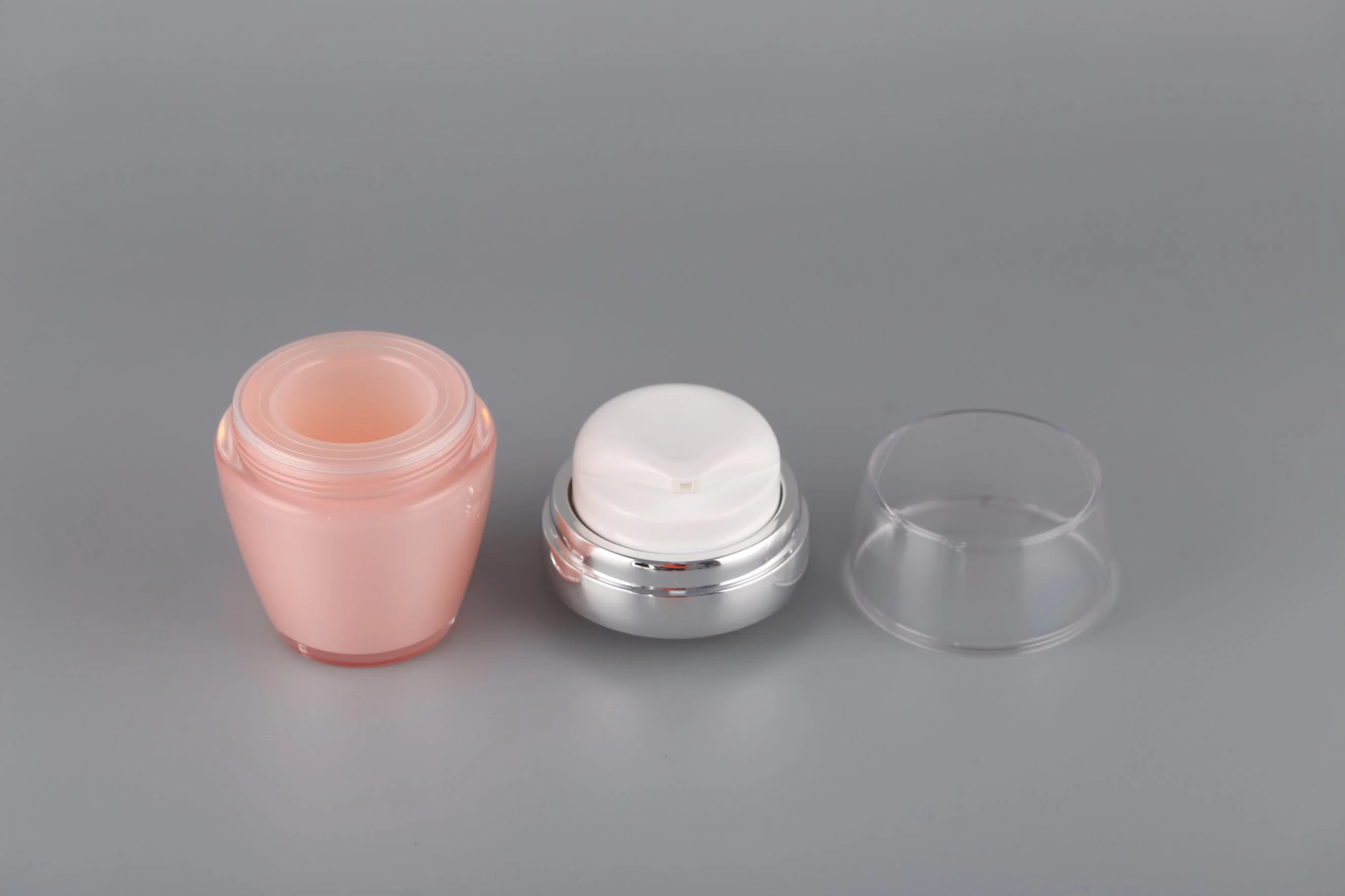 30g Cosmetic Jars Plastic Squeeze Plastic Empty Cosmetic Airless Cream Jar Packaging Bottle Container for Skin Care