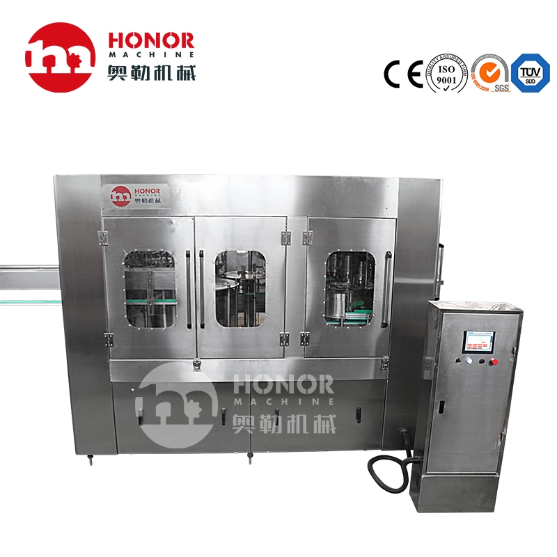 Fully Automatic Aluminum Pet Bottle Capping Equipment/Device for Cold Gas Carbonated Beverage Liquid Bottling in Glass Bottles