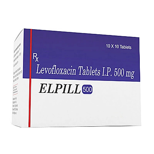 Levofloxacina comprimidos de cloridrato de 500mg 5's/14"embalagem/Caixa China GMP Farmacêutica