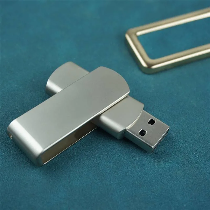Benutzerspezifische 2,0 64GB USB-Flash-Laufwerk Memory Stick U Disk Silber
