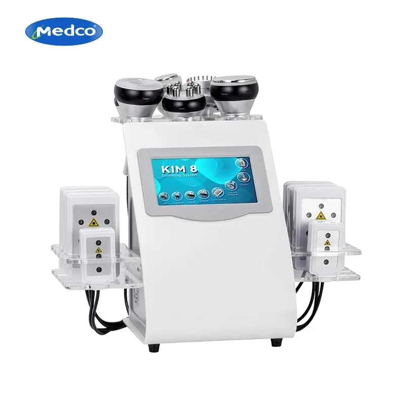 Lipo الليزر RF Cavitation آلة وضع سليمينغ المعدات الطبية