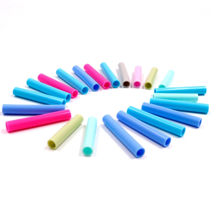 Silicone Straw High Temperature Silicone Nozzle Anti-Burn Silicone Tube Heat Insulation Rubber Sleeve Beverage Milk Tea Nozzle Cover Connection Tube