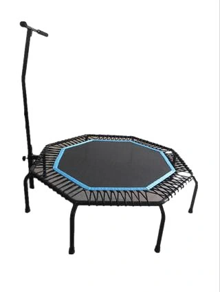 Funjump Mini Fitness Hexagon Trampoline with Handle