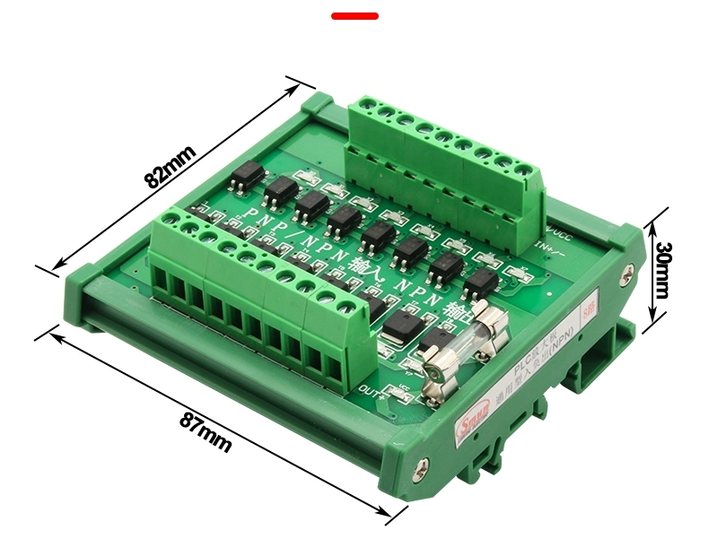 8 Canales de Entrada NPN/PNP NPN, sistema de control de la Junta amplificador PLC