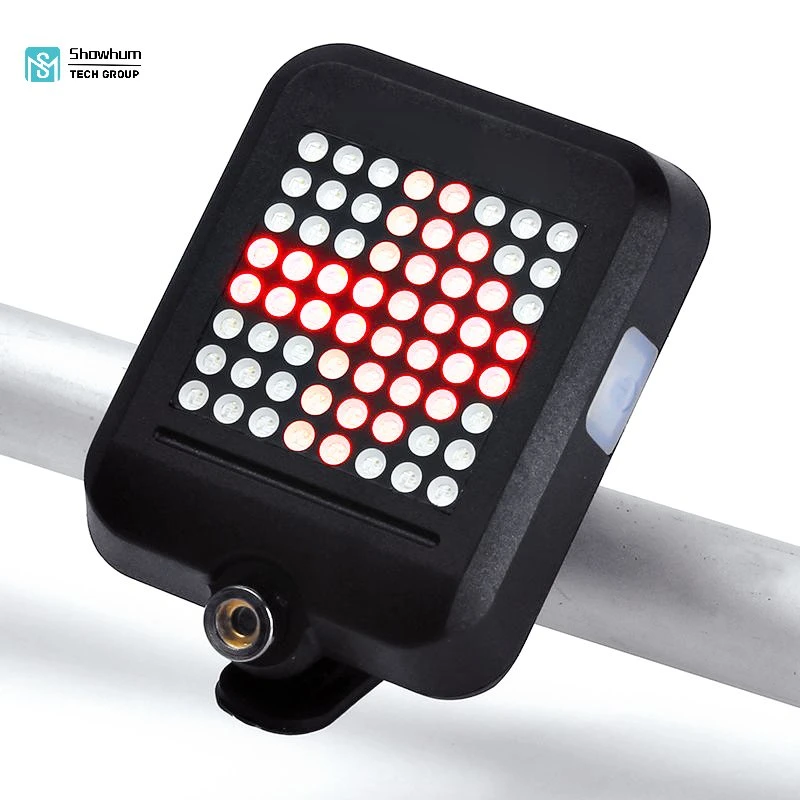 64 LED Lampara Accesorios PARA bicicleta USB Luz trasera Accesorios para bicicleta Luz de bicicleta inteligente luces traseras