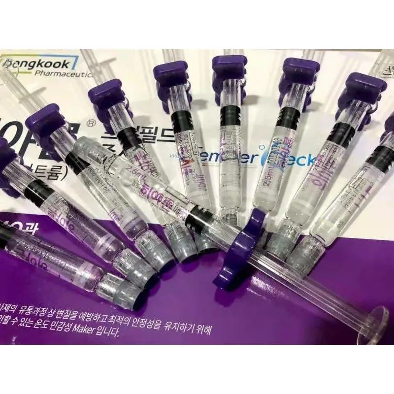 Korea Hyaron Ha Filler Prefilled Injection 2.5ml *10 Hyaluronic Acid Skin Booster Solution Hyaron Mesotherapy Serum Skin Booster