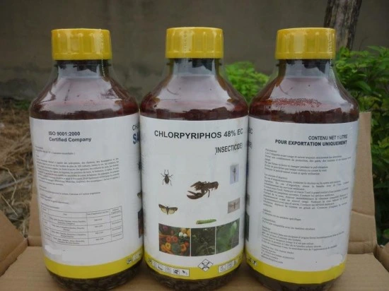 Pesticide Chlorpyrifos Insecticide Chlopyrifos 480g/L 400g/L Ec Pest Control Chlopyrifos