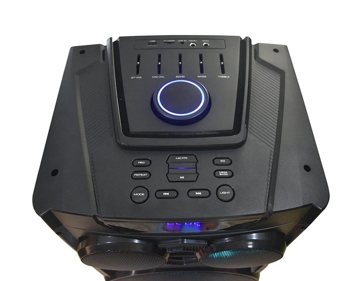 OEM 10 pulgadas de la caja de sonido estéreo activo portátil privado al aire libre Caja de DJ de radio FM Pro Audio altavoz Bluetooth