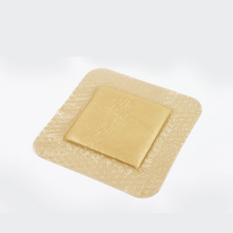 Medical Trauma Adhesive Wound Dressing High Absorbent Surgical Medical Silicone Foam Dressing Gentle for Sensitive Skin