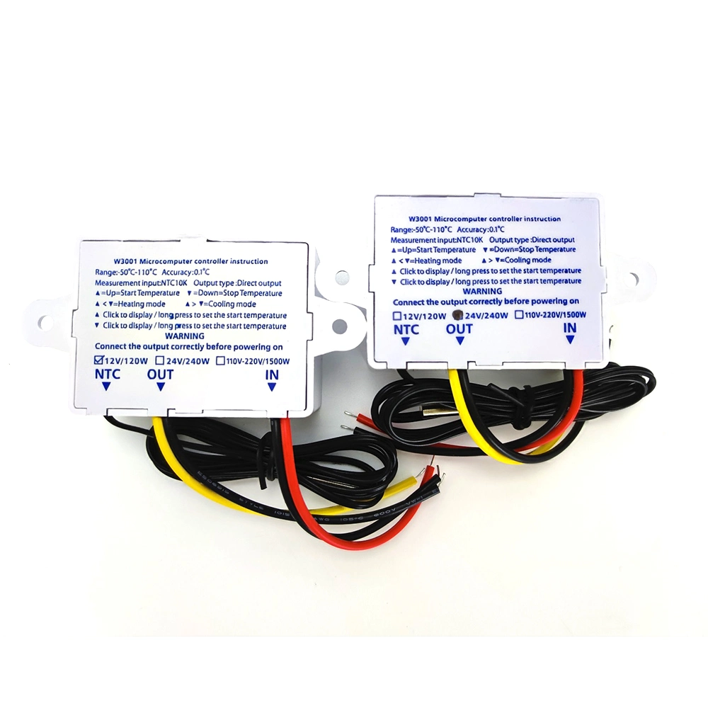 XH-W3001 10A 12V 24V 220VAC Digitaler LED-Temperaturregler für Thermostat Ntc-Sensor Für Kühlungsschalter Für Inkubatoren