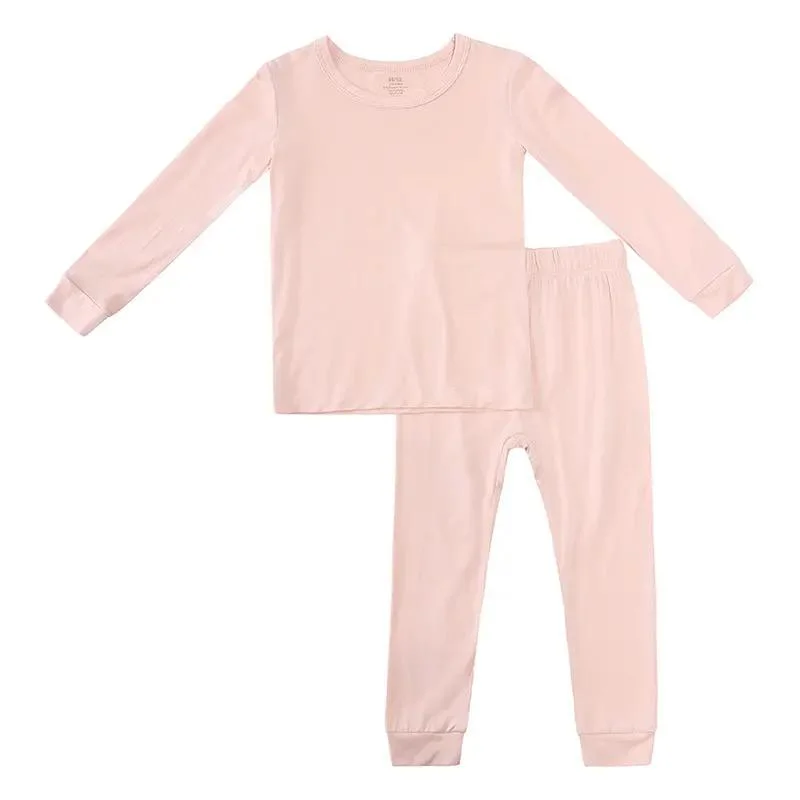 Baby Bamboo Pyjama Bamboo Bekleidung Kinder Pyjama Set 2-Tlg Personalisierbare Bamboo Baby Schlafanzug Kleinkind Fallen Kleidung